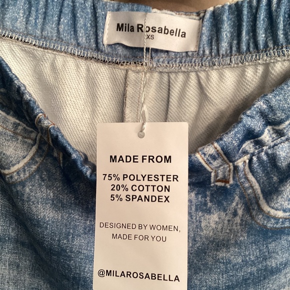 Mila Rosabella Wide Legged Sweatpant Jeans - Picture 7 of 9